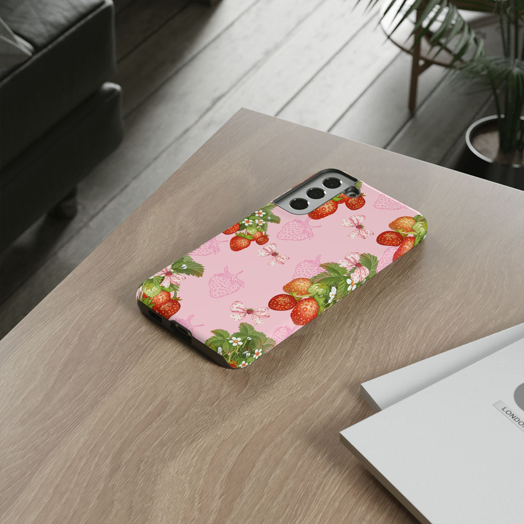 Strawberries Tough Case