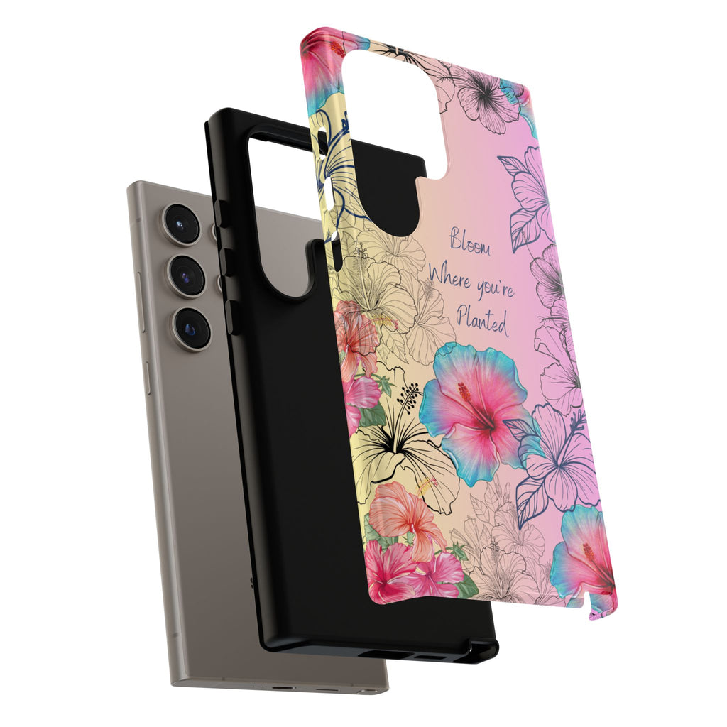 Bloom Where You're Planted Tough Phone Case