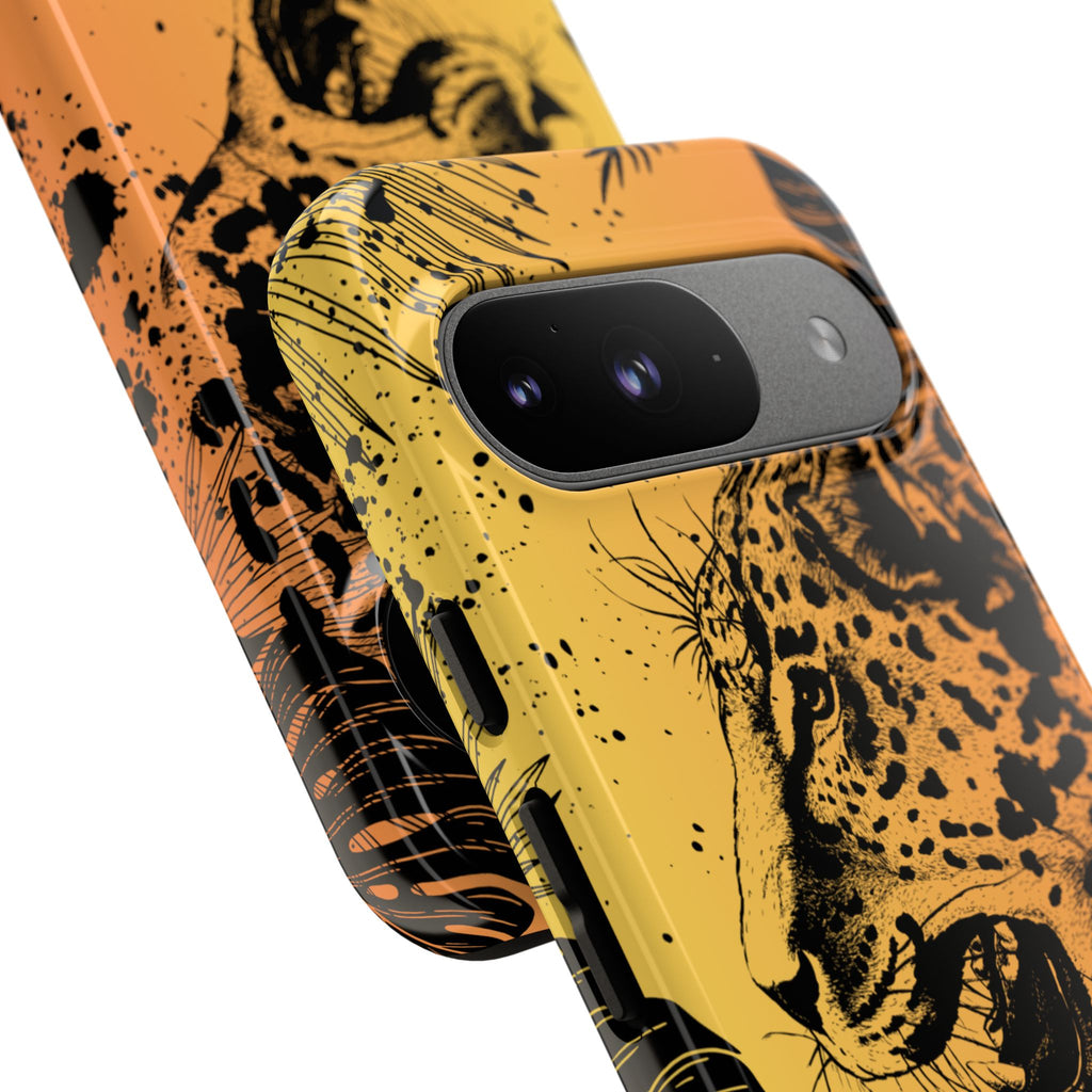 Be Strong and Courageous Tough Phone Case (Orange Hue)