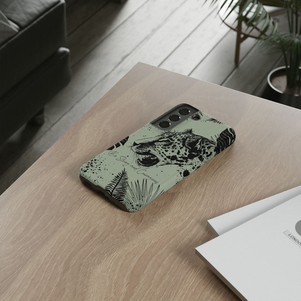 Be Strong and Courageous Tough Phone Case (Mint Green)