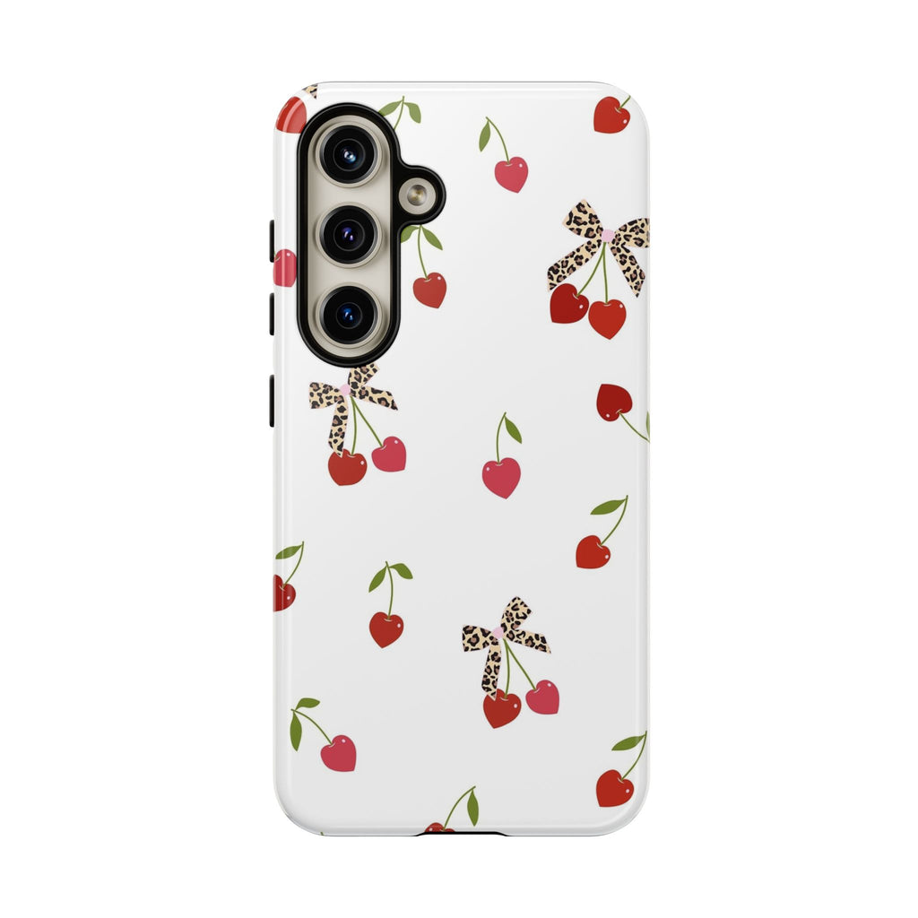 Cherries and Bows Phone Case