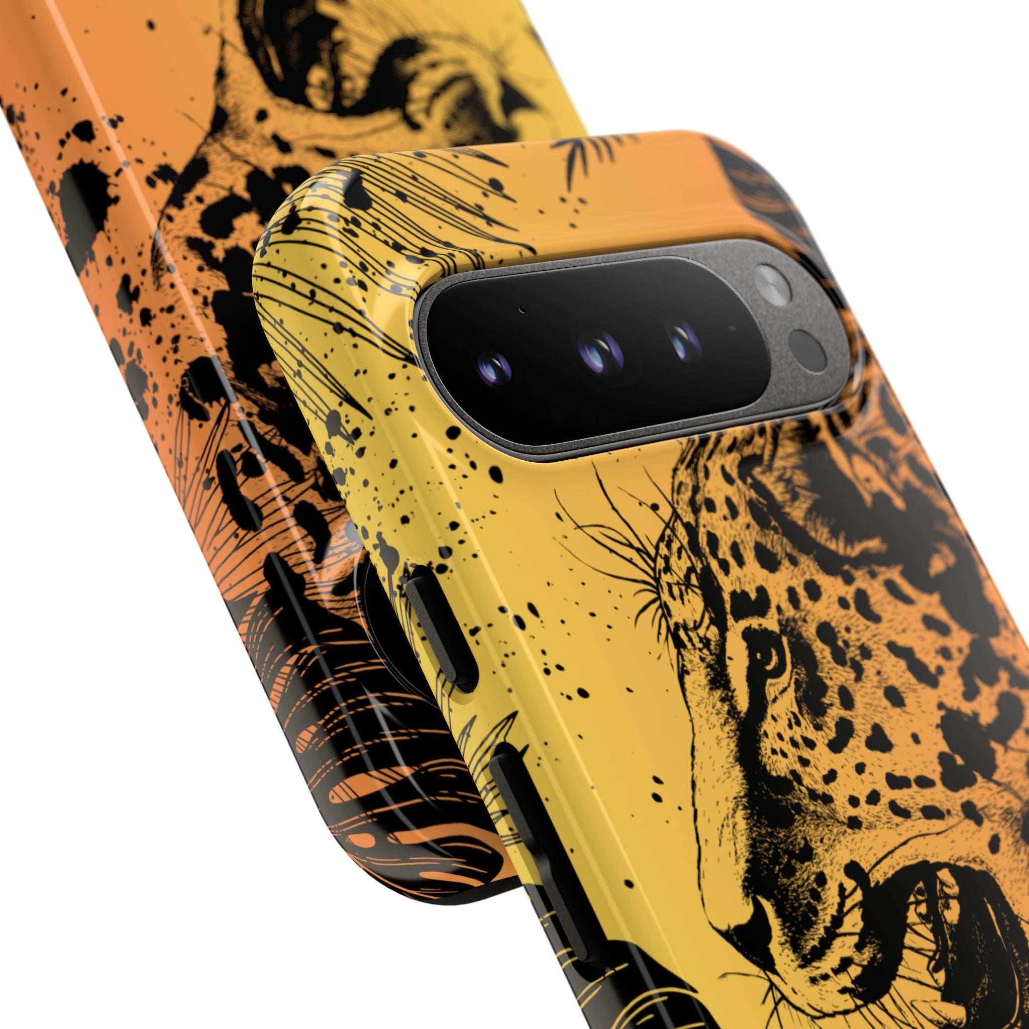 Be Strong and Courageous Tough Phone Case (Orange Hue)