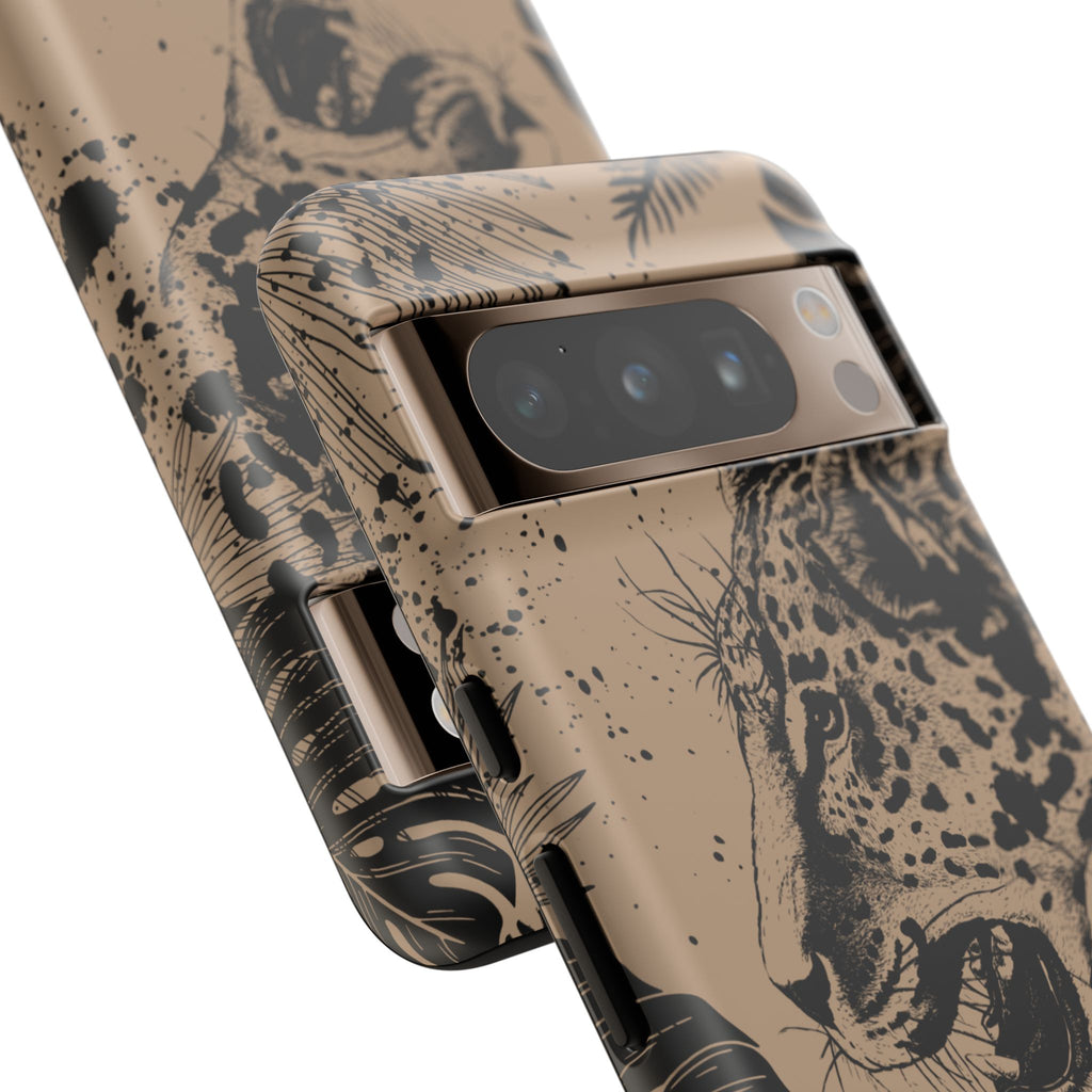 Be Strong and Courageous Tough Phone Case (Brown)