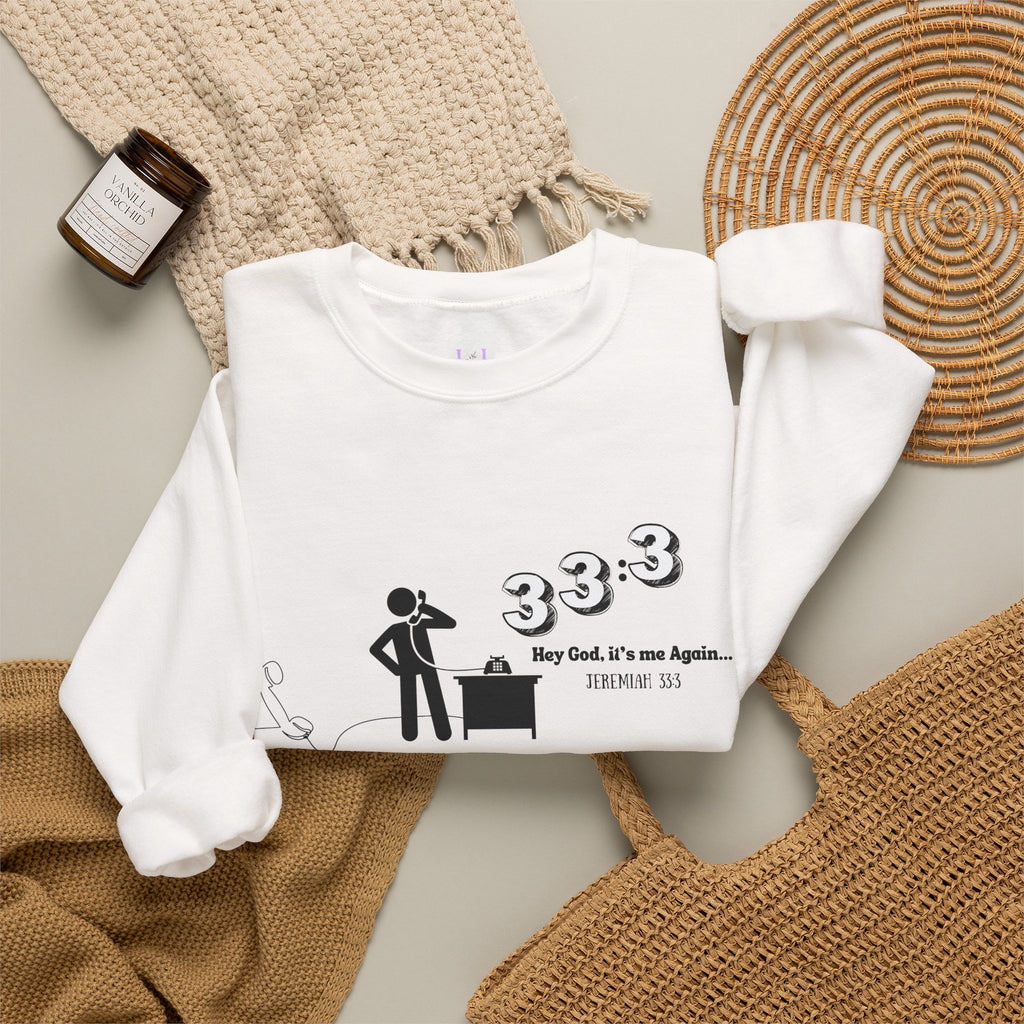 Jeremiah 33:3 Inspirational Crewneck Sweatshirt