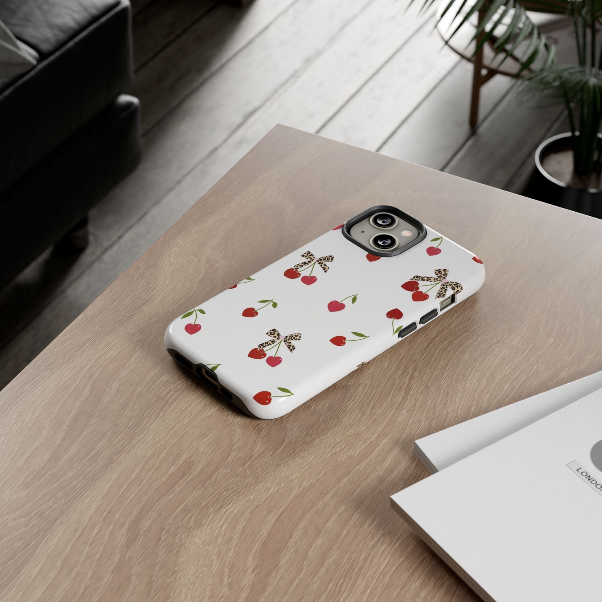 Cherries and Bows Phone Case