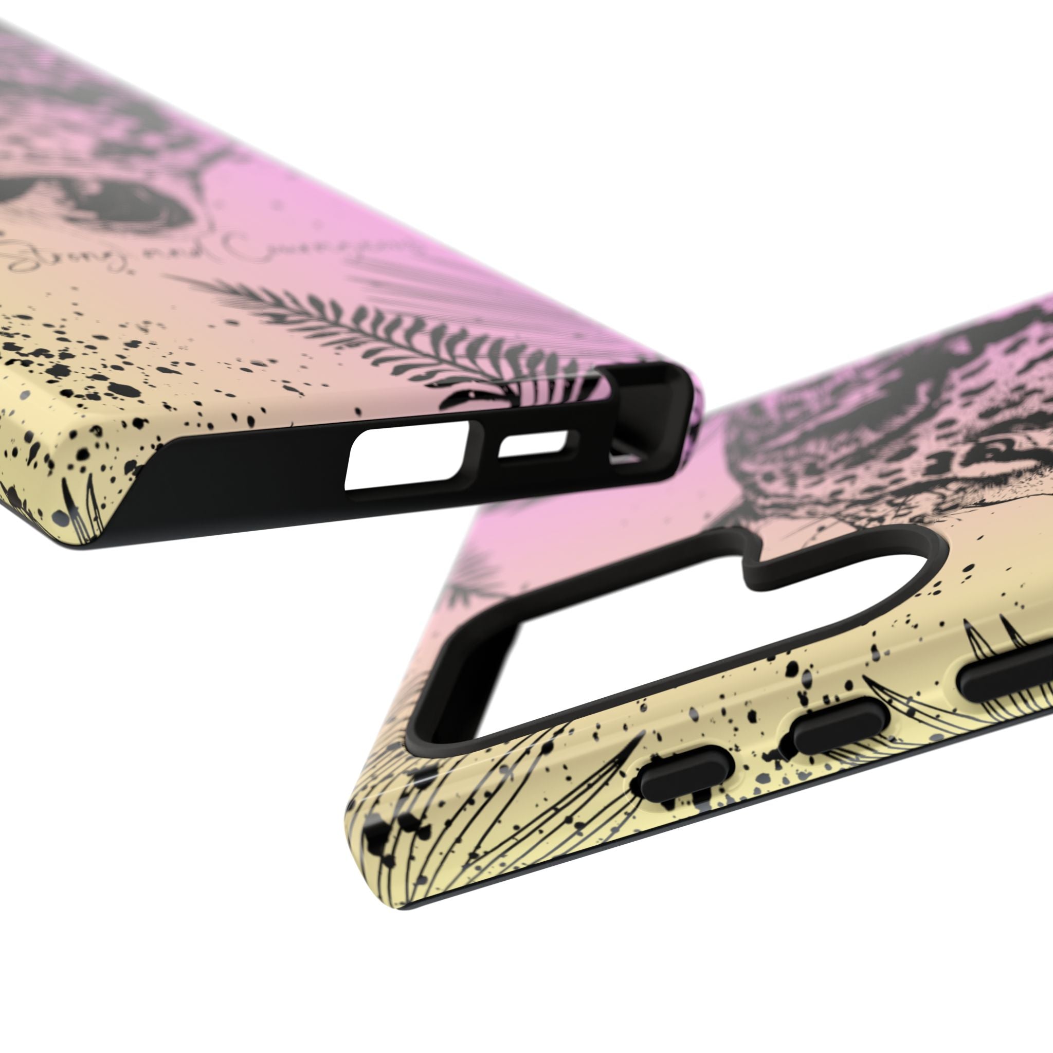 Be Strong and Courageous Tough Phone Case (Purple Hue)