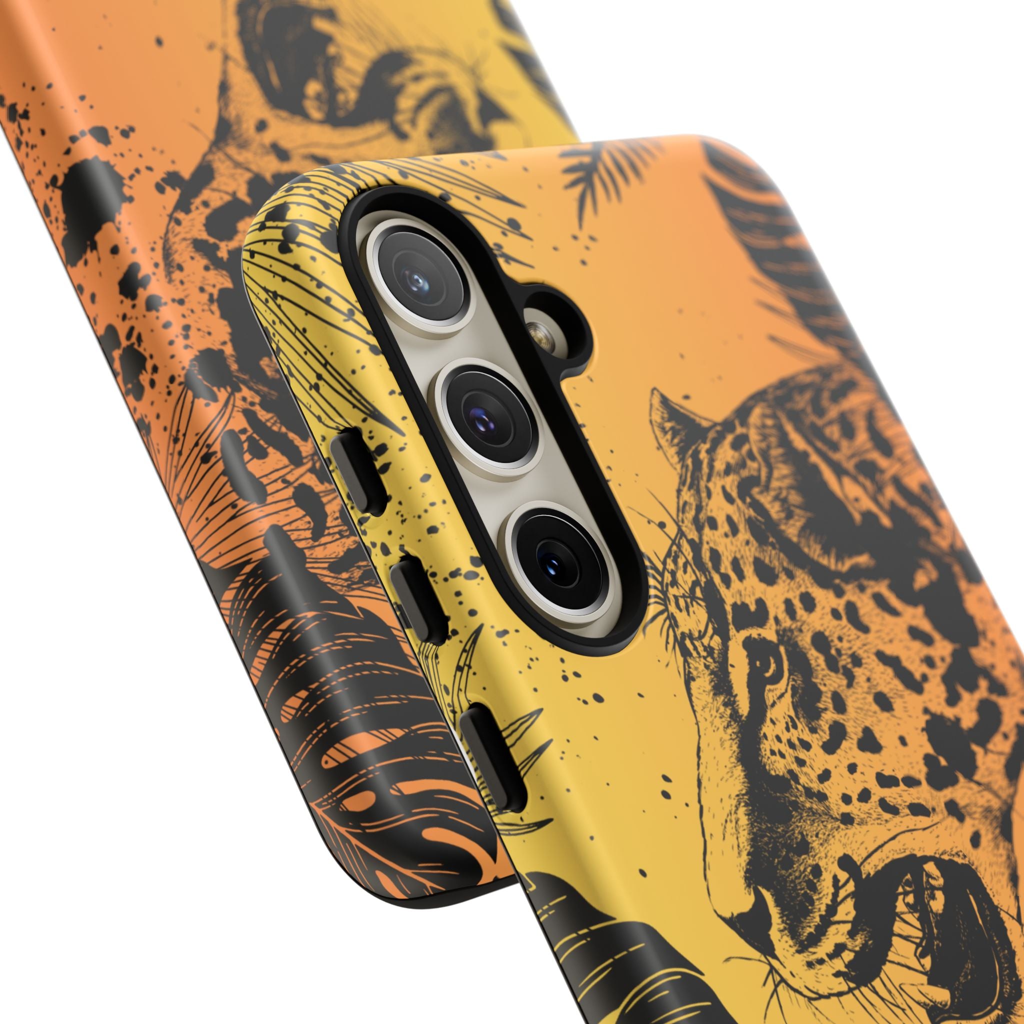 Be Strong and Courageous Tough Phone Case (Orange Hue)