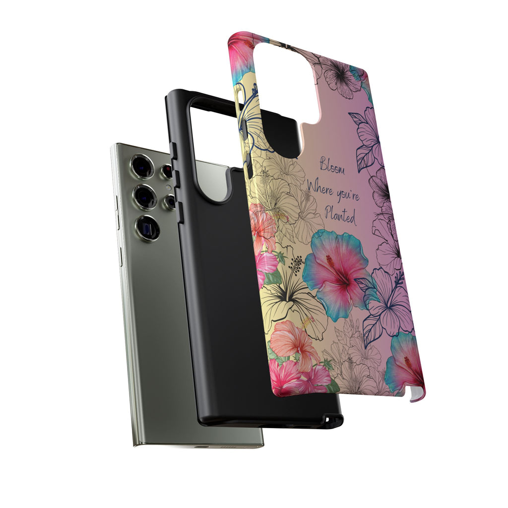 Bloom Where You're Planted Tough Phone Case