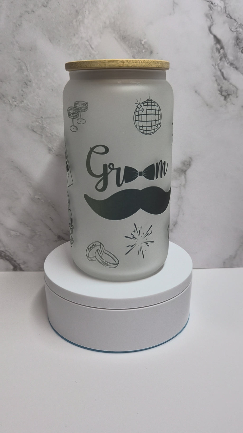 Groom Sublimation Tumbler