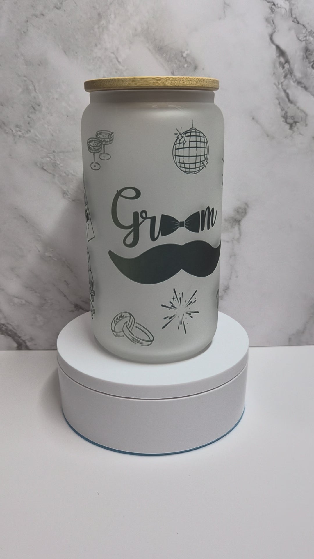Groom Sublimation Tumbler