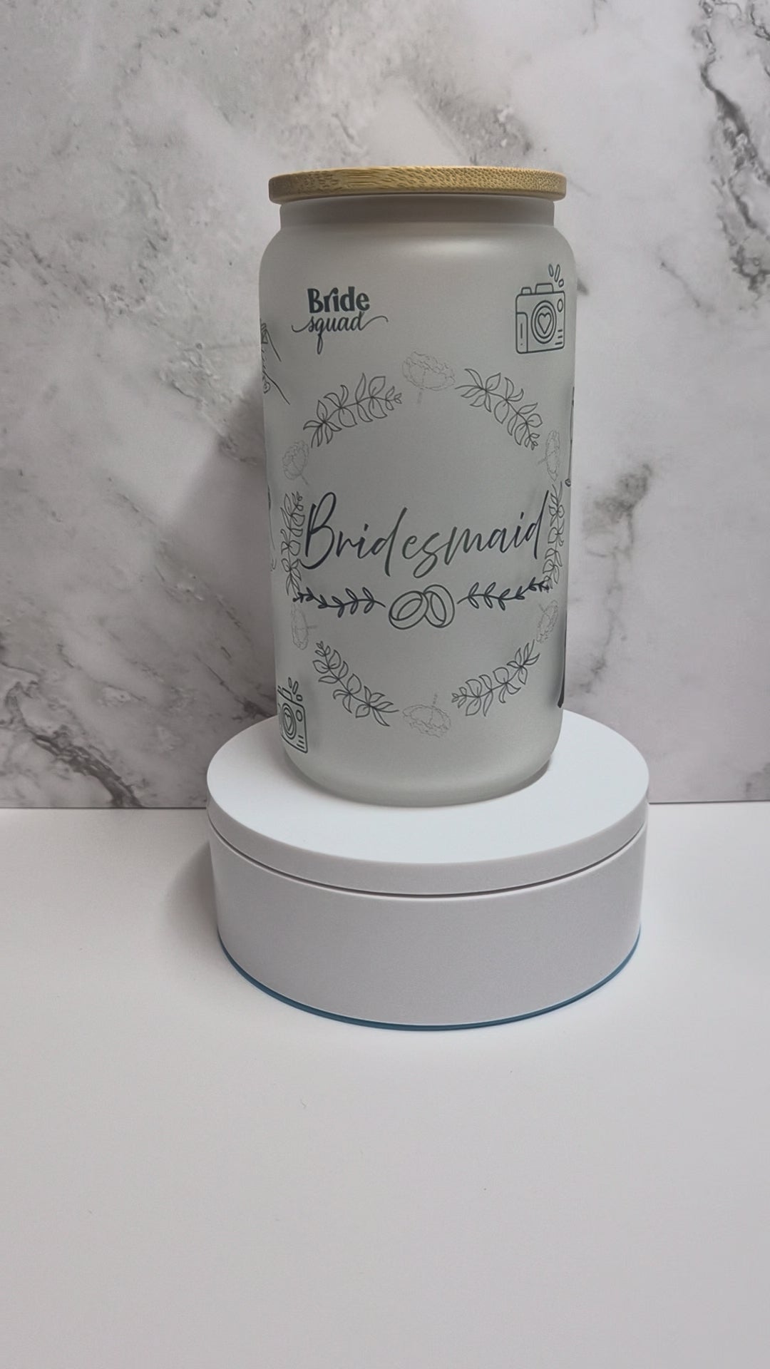 Bridesmaid Sublimation Tumbler