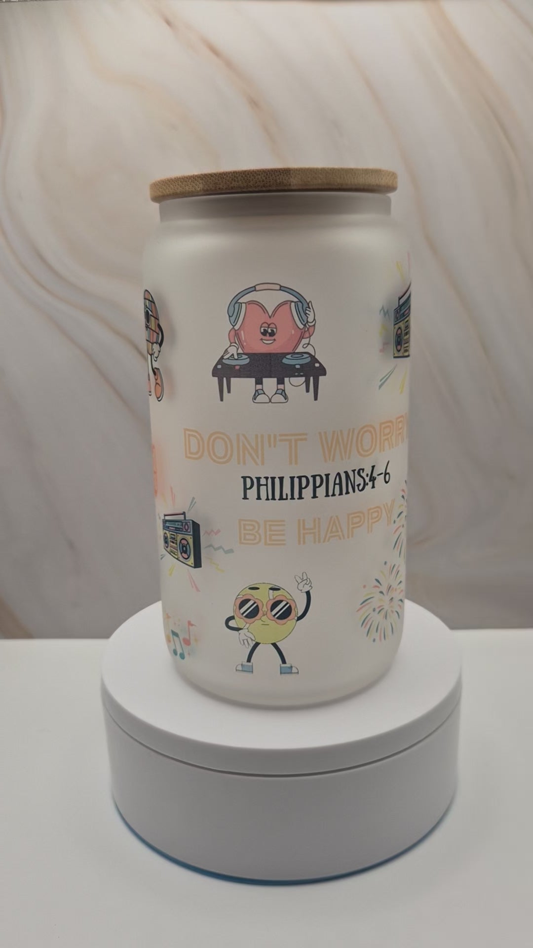 Don't Worry Sublimation Tumbler