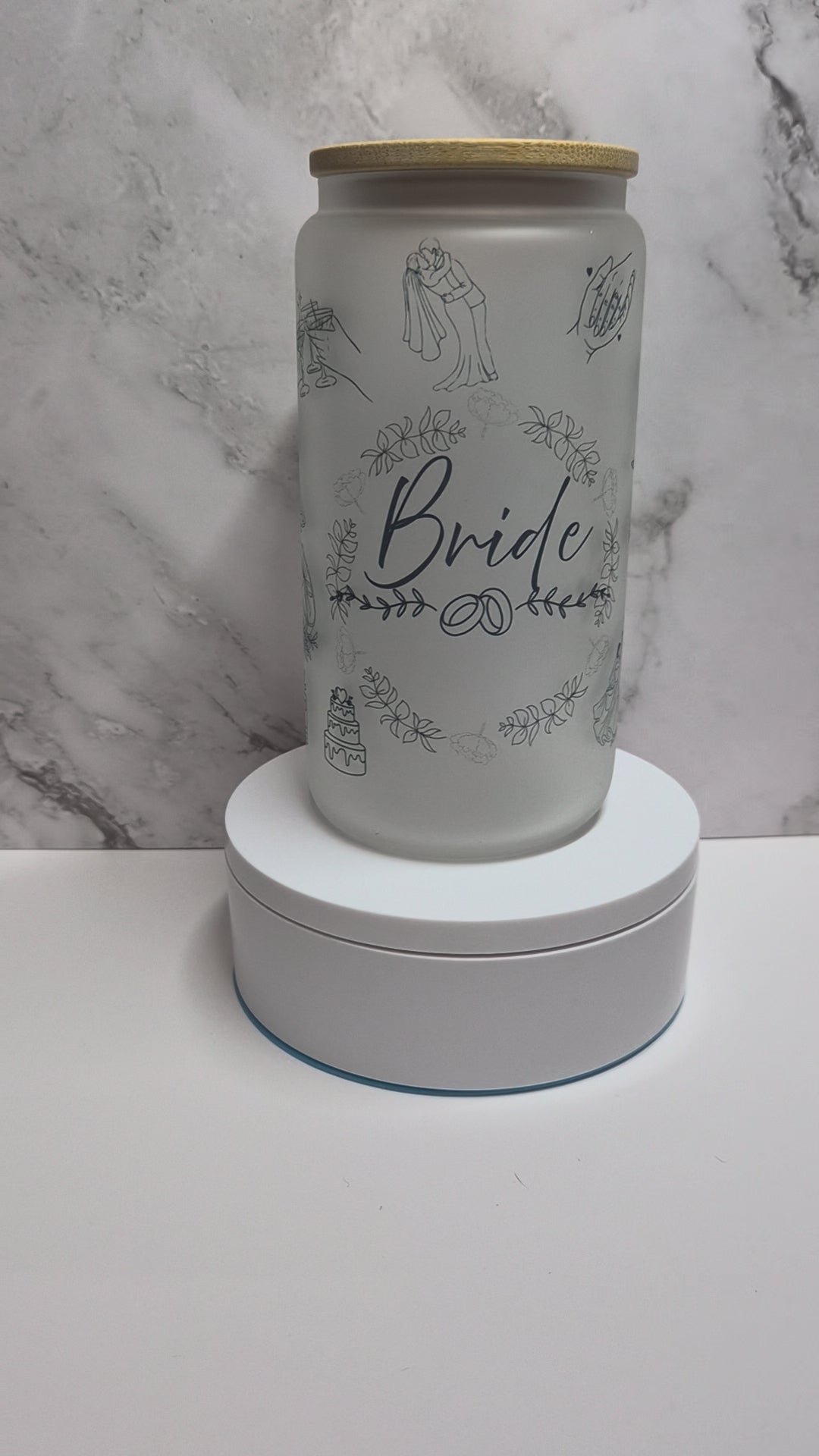 Bride Sublimation Tumbler