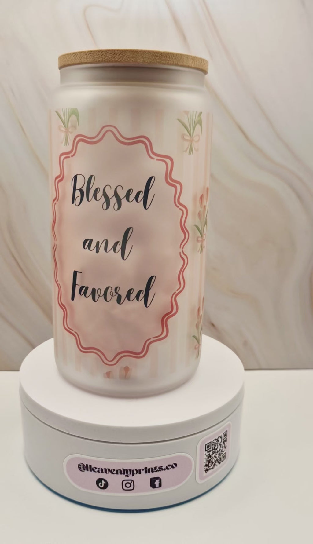 Blessed and Favored Tumbler