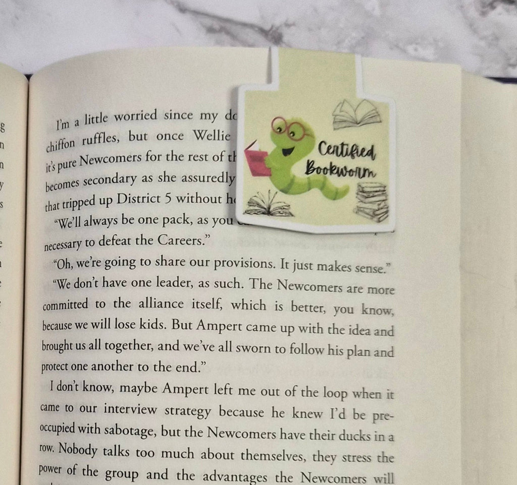 Certified Bookworm Magnetic Bookmark