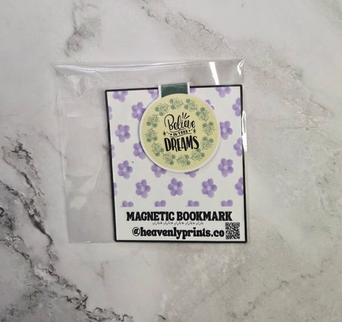 Believe In Your Dreams Magnetic Bookmark