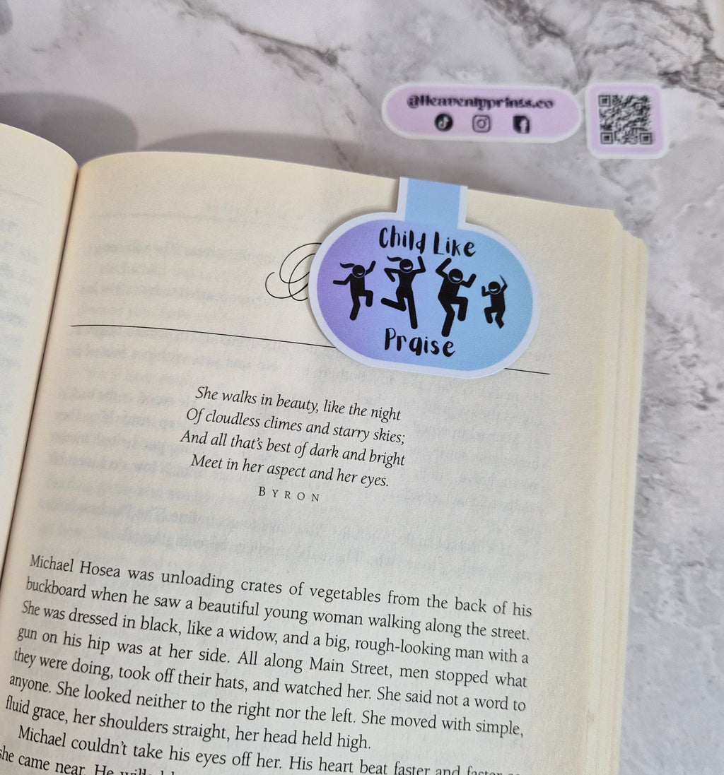 Child Like PraiseMagnetic Bookmark