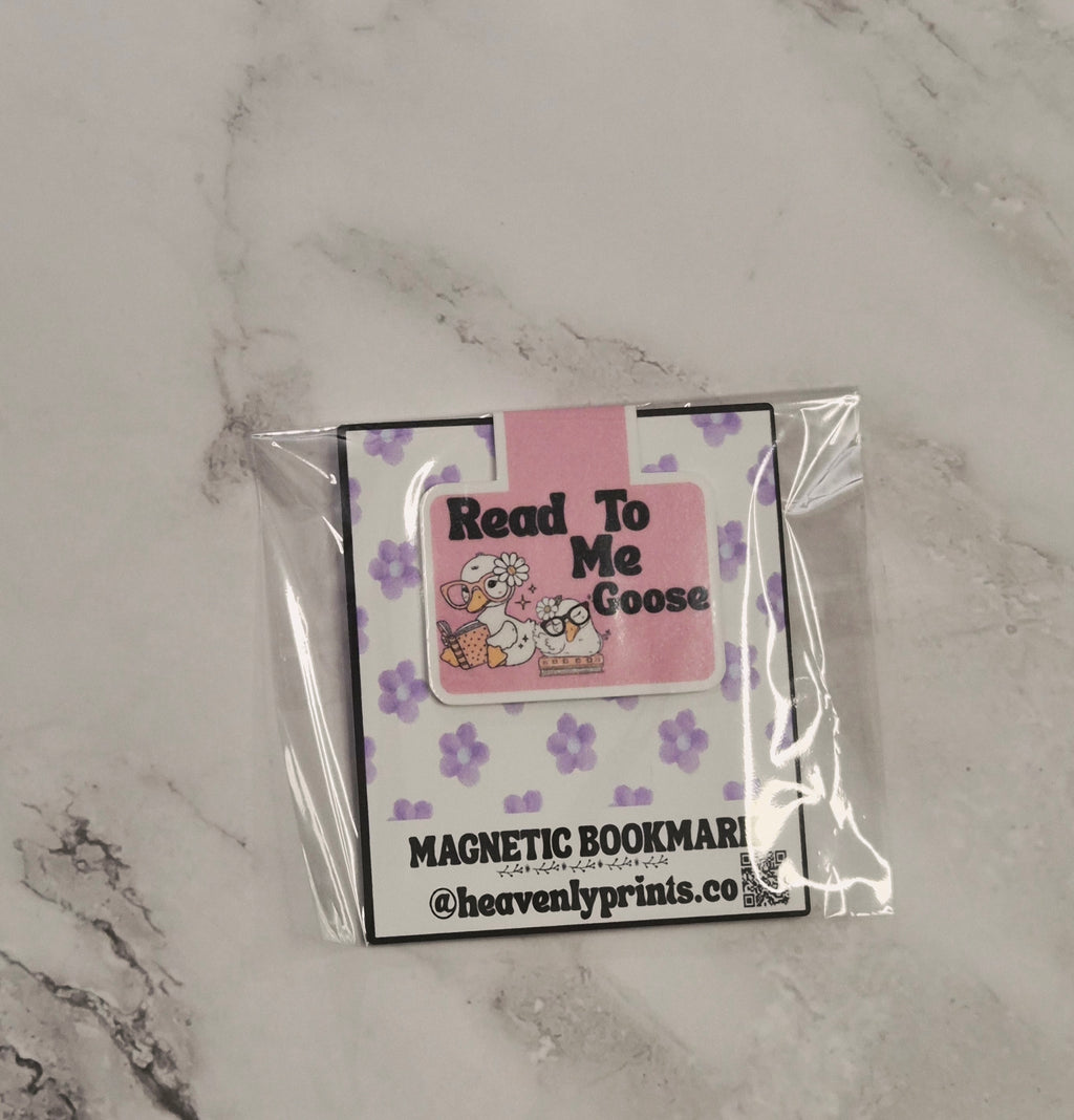 Read To Me Goose 🪿 magnetic bookmark