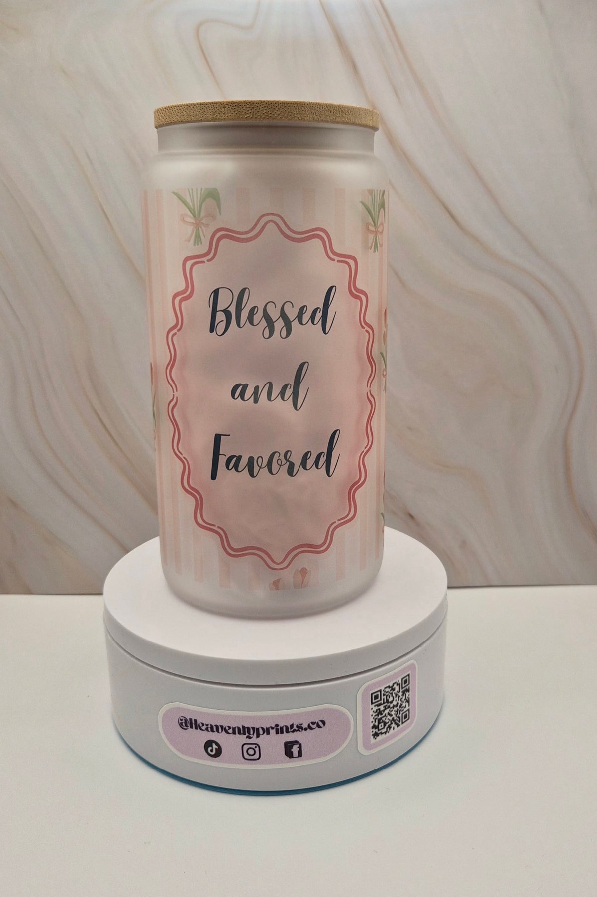Blessed and Favored Tumbler