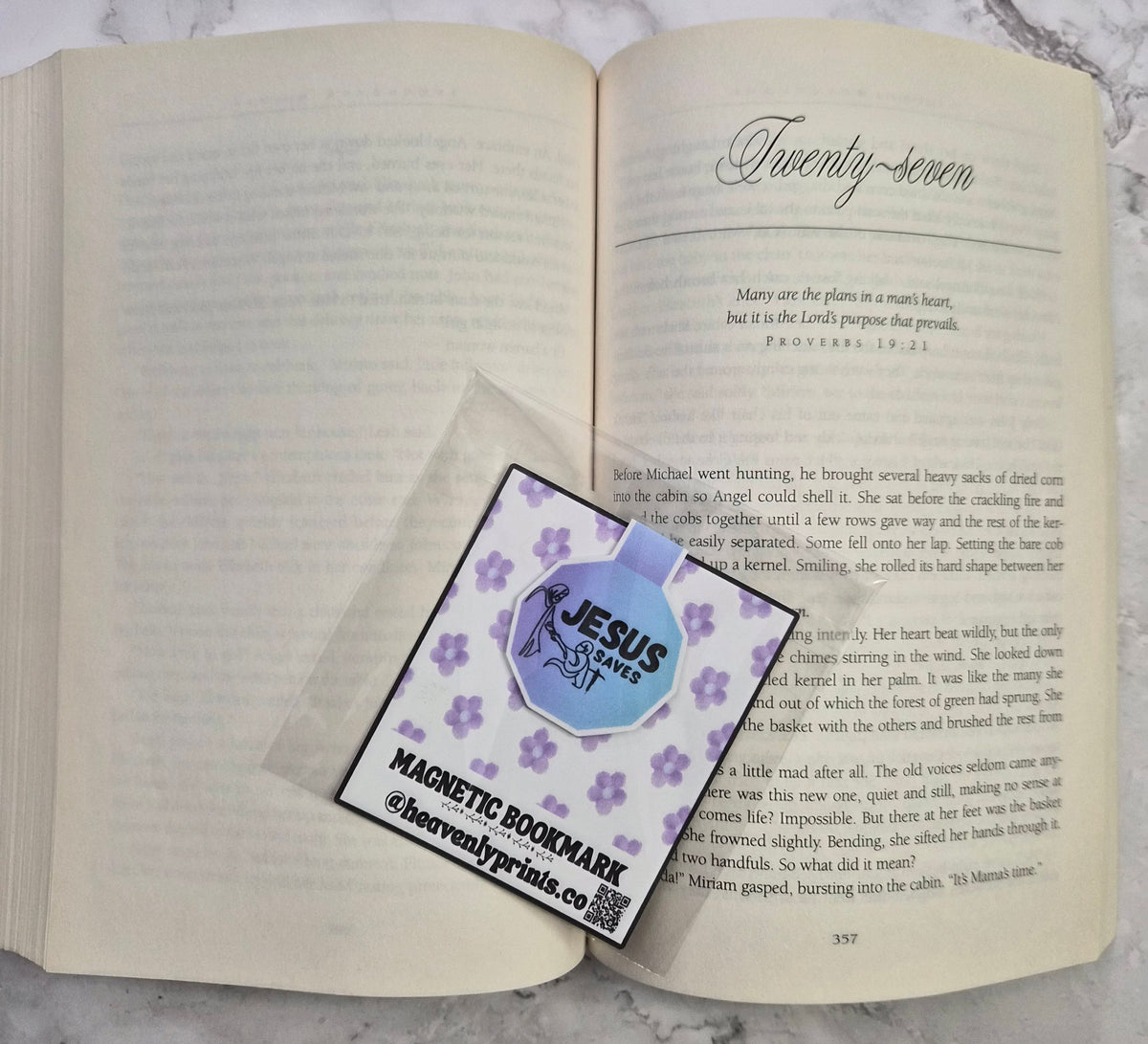 Jesus Saves Magnetic Bookmark