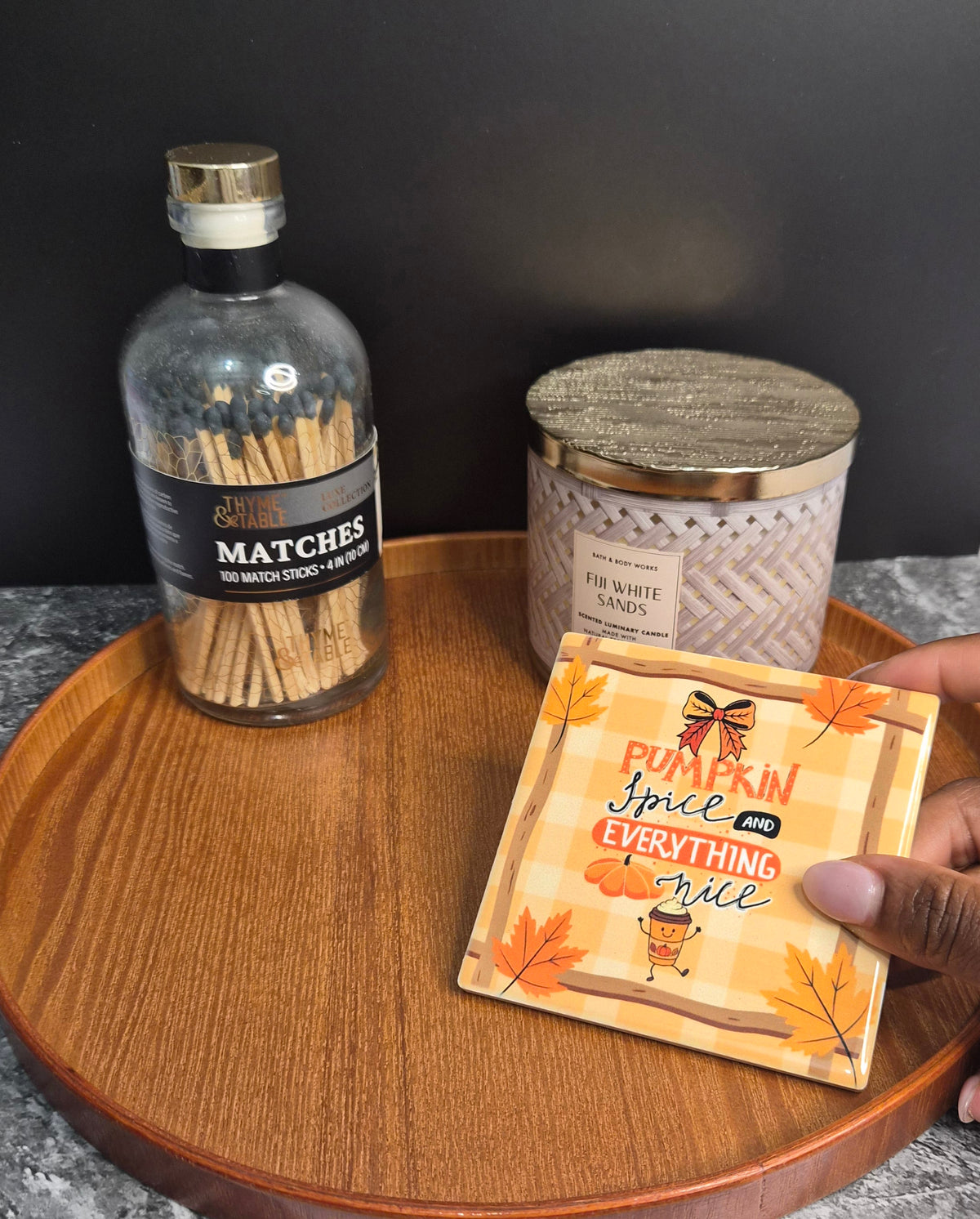 Pumpkin Spice and Everything Nice Coaster 🍂