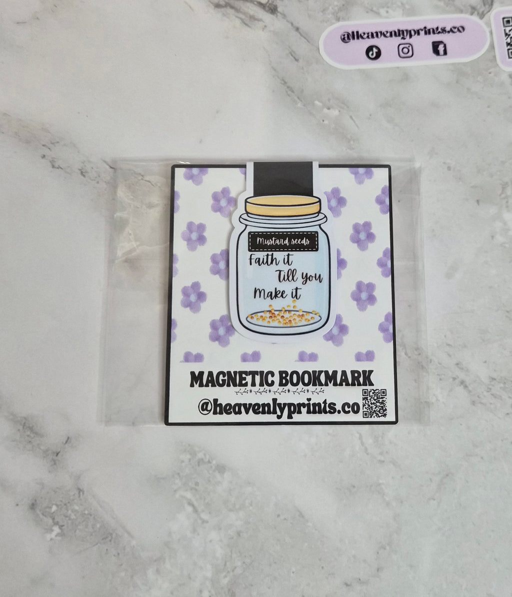 Mustard Seed Faith Magnetic Bookmark