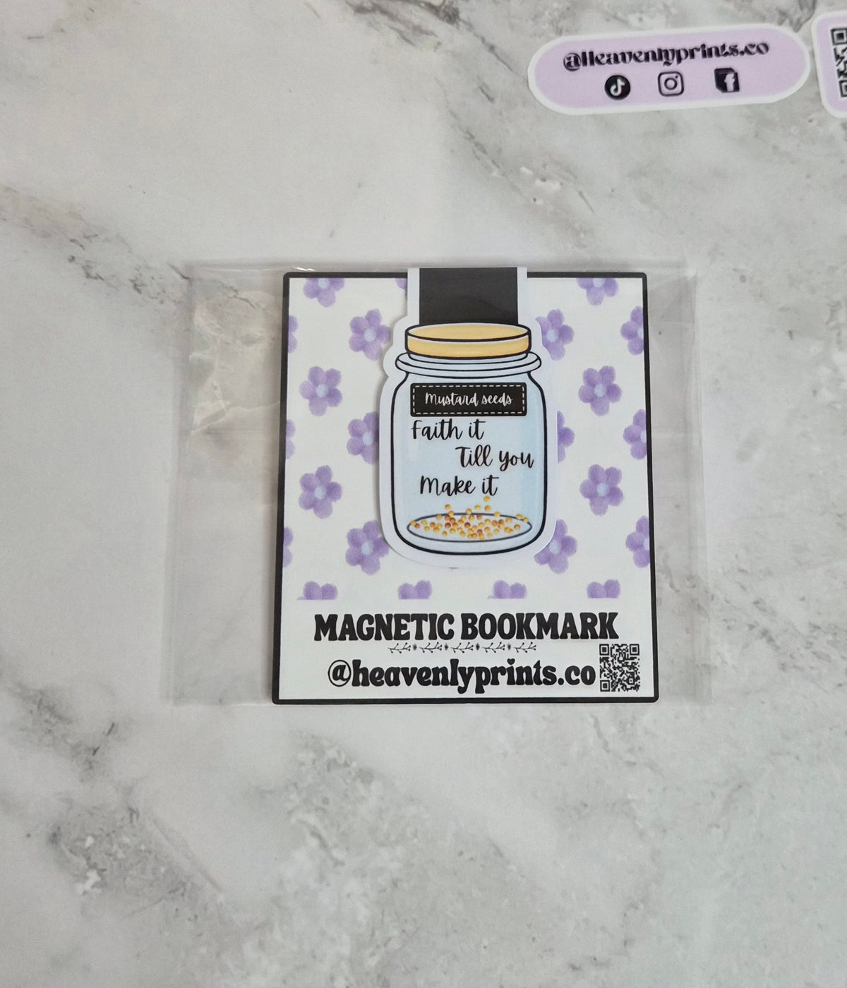 Mustard Seed Faith Magnetic Bookmark