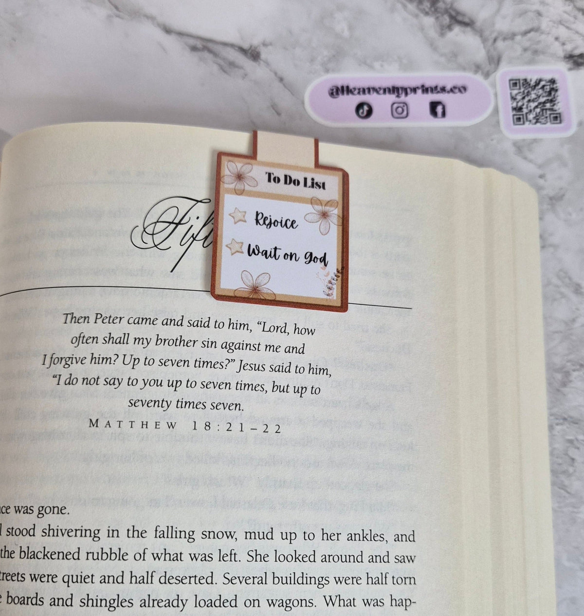 To Do List Magnetic Bookmark