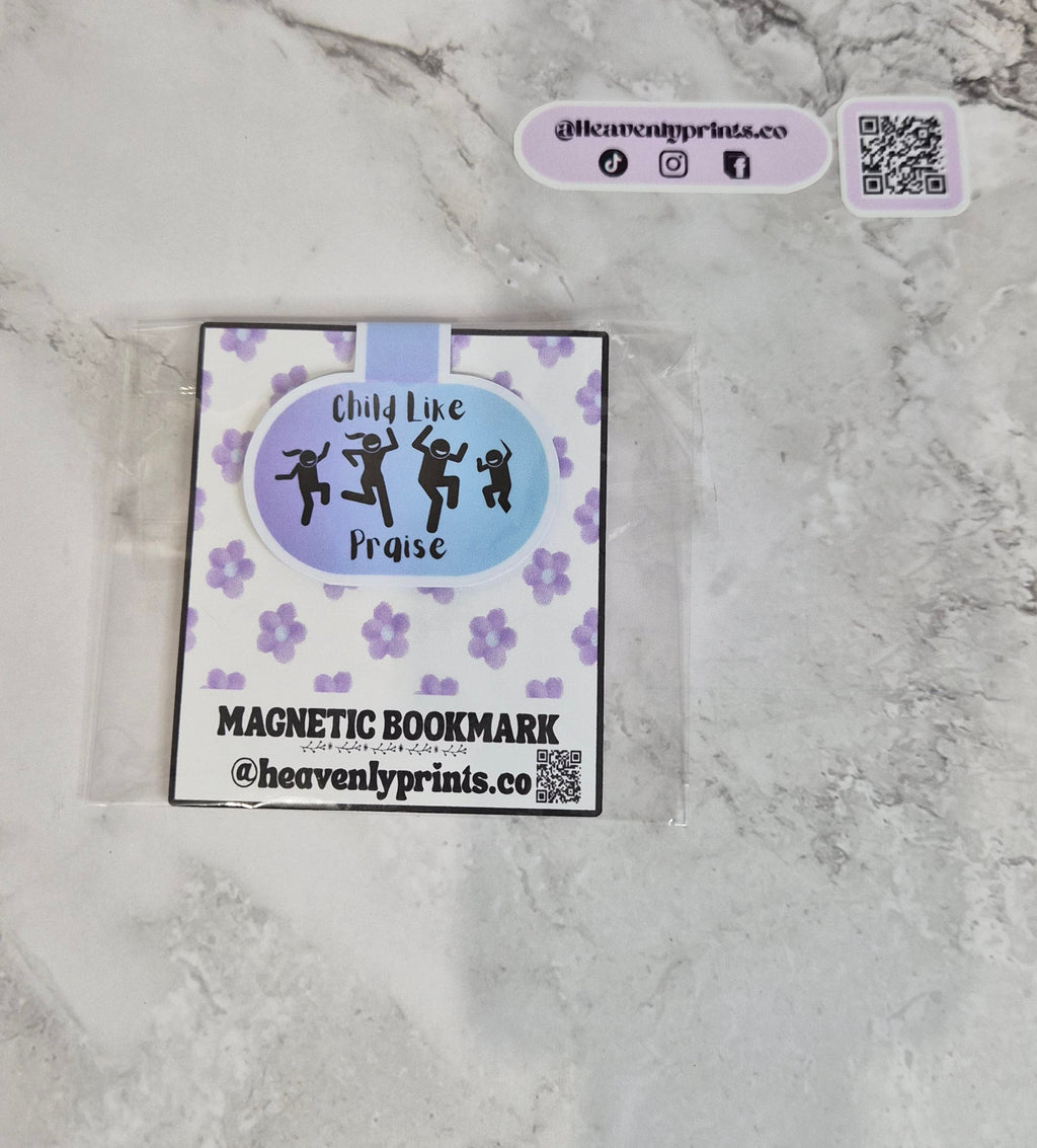 Child Like PraiseMagnetic Bookmark