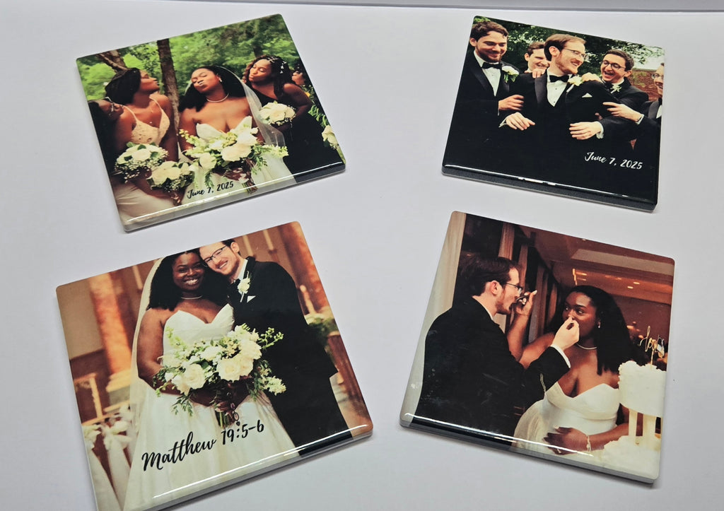 Custom Coasters 4x4 (with image on side)