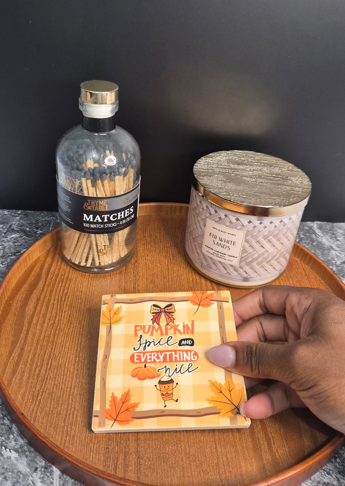 Pumpkin Spice and Everything Nice Coaster 🍂