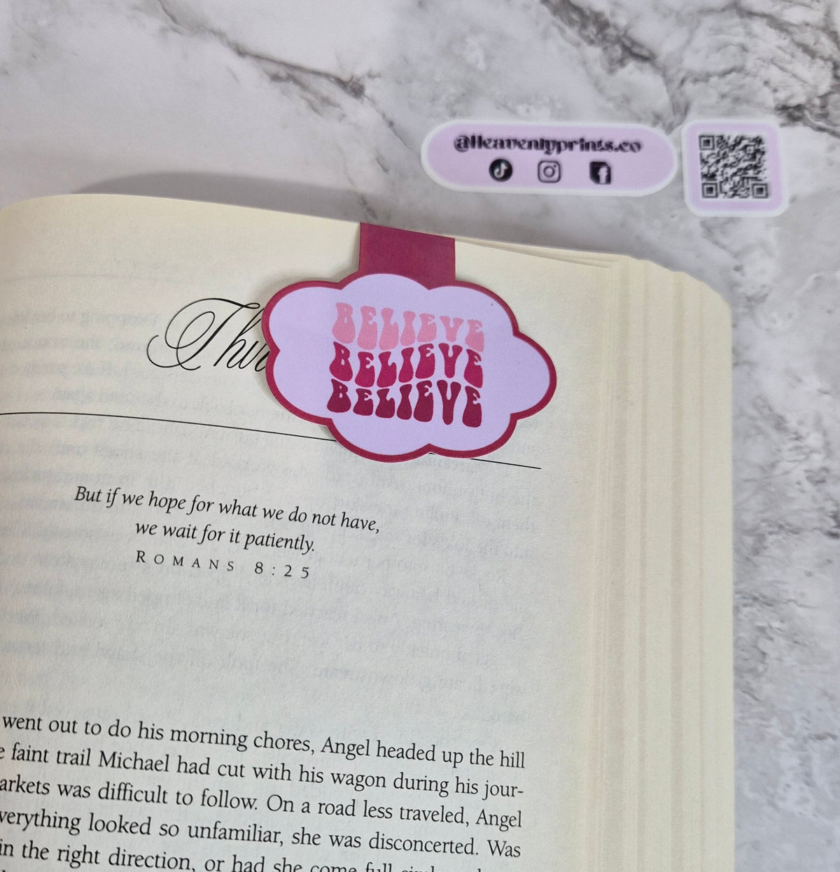 Believe Magnetic Bookmark