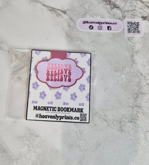 Believe Magnetic Bookmark