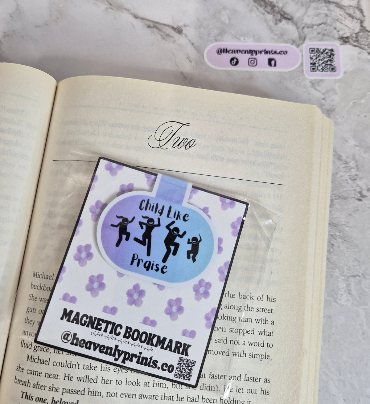 Child Like PraiseMagnetic Bookmark