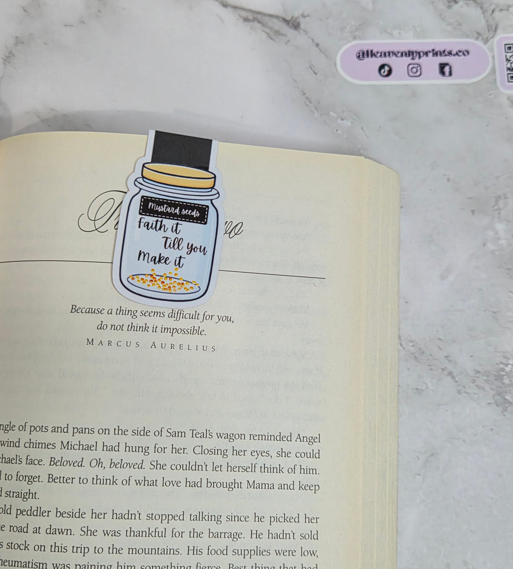 Mustard Seed Faith Magnetic Bookmark