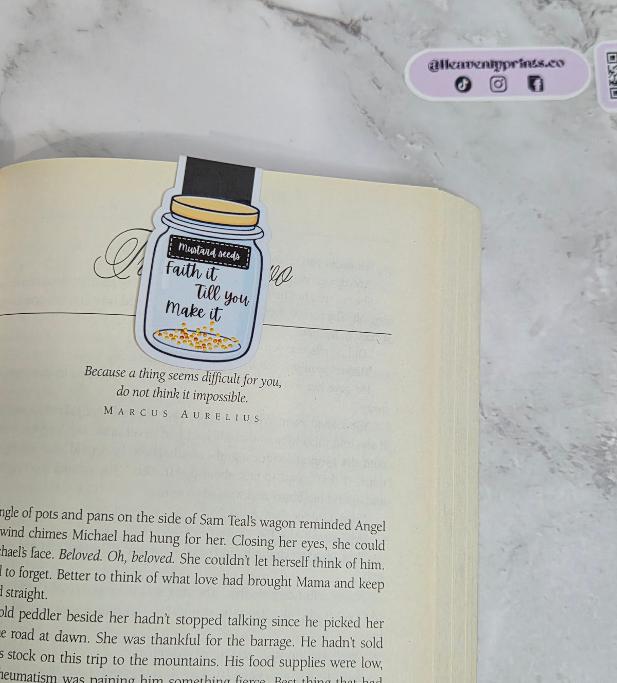 Mustard Seed Faith Magnetic Bookmark