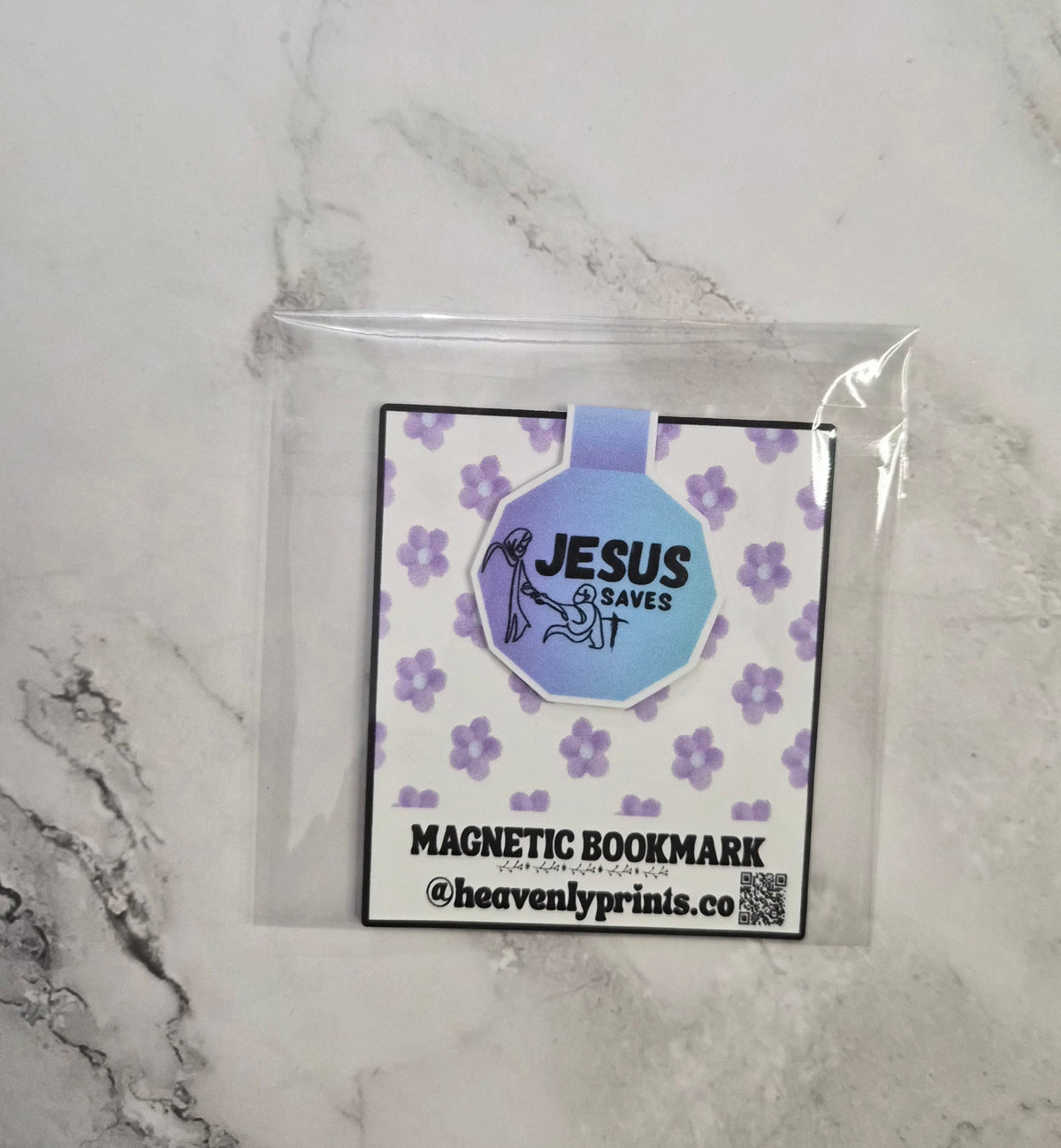Jesus Saves Magnetic Bookmark