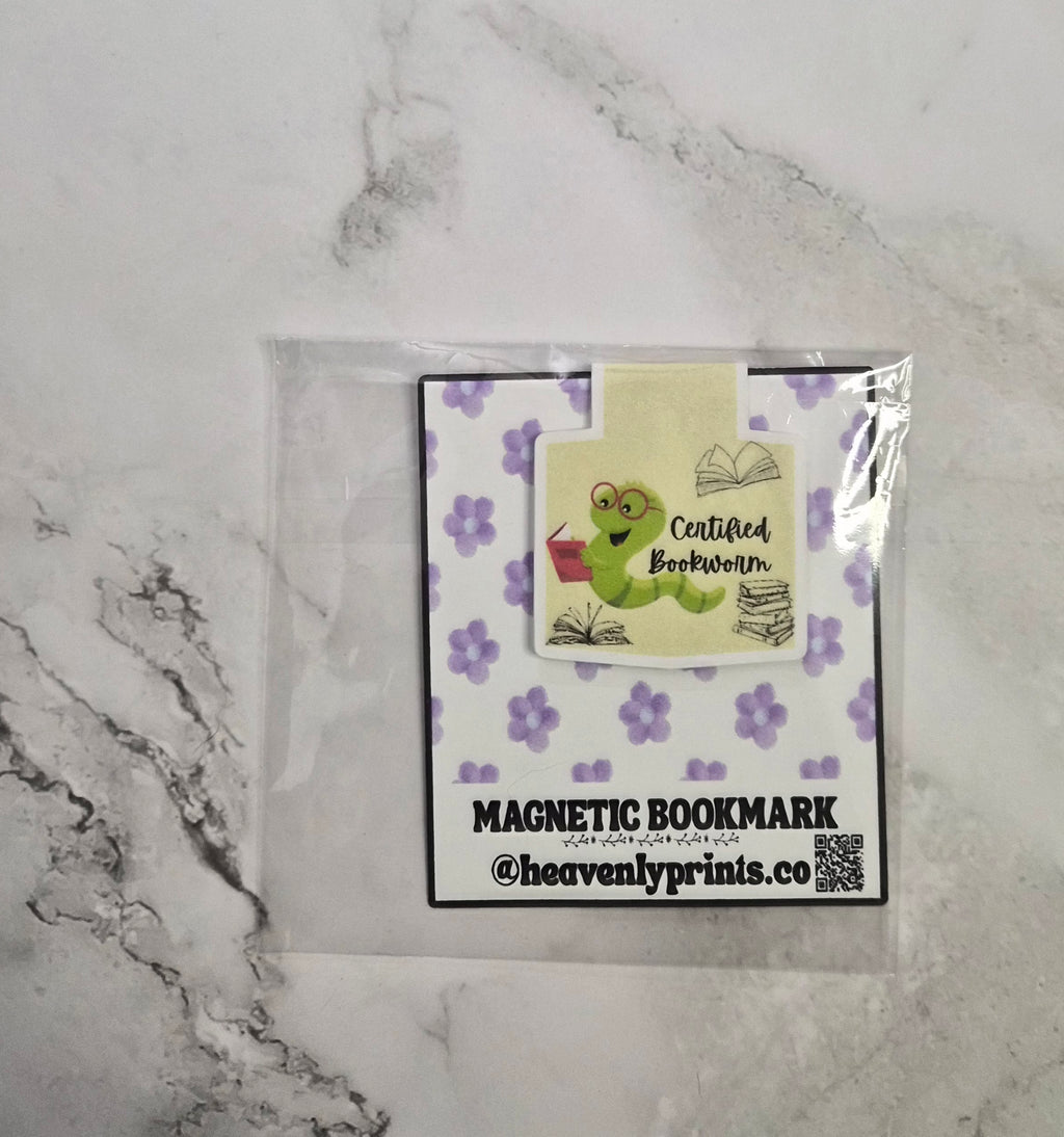 Certified Bookworm Magnetic Bookmark