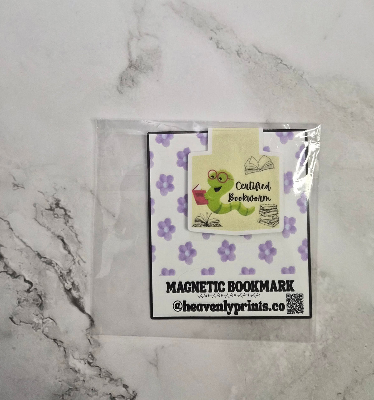 Certified Bookworm Magnetic Bookmark