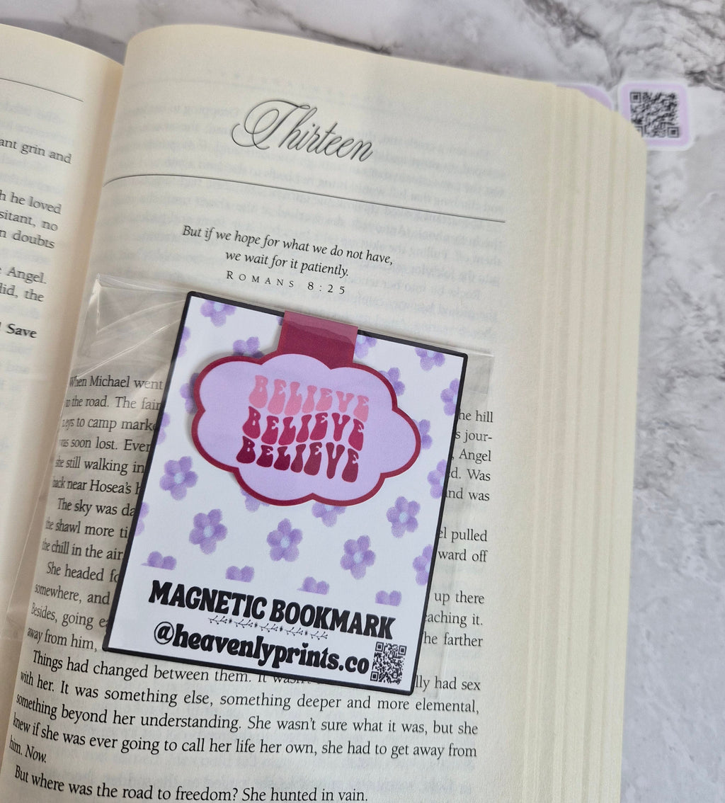 Believe Magnetic Bookmark